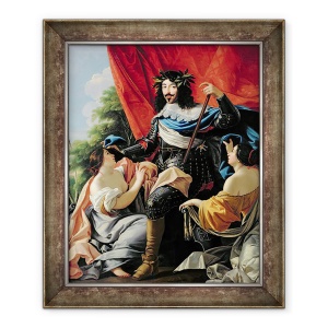 Tablou inramat - Simon Vouet - Ludovic al XIII-lea 1601-43, 50 x 60 cm
