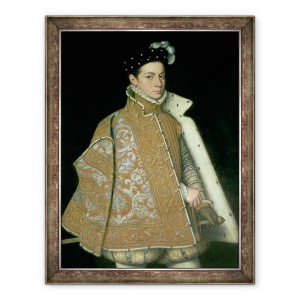 Tablou inramat - Sofonisba Anguissola - Alessandro Farnese 1546-92, mai tarziu guvernator al tarilor de Jos 1578-86, fiul lui Margareta de Parma 1522-86 si al lui Ottavio Farnese, 70 x 90 cm