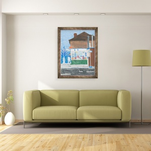 Tablou inramat - Sol Jeong - Bara de peste, 60 x 80 cm - Img 2