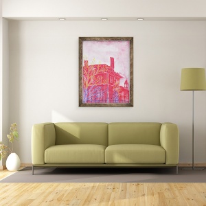 Tablou inramat - Sol Jeong - Biblioteca Kinston, 70 x 90 cm - Img 2
