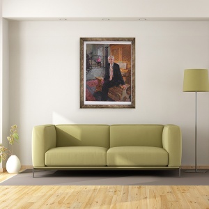 Tablou inramat - Susan Ryder - Sir Michael Scholar, 70 x 90 cm - Img 2