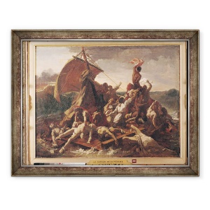 Tablou inramat - Theodore Gericault - Studiu pentru Pluta Meduzei, 70 x 90 cm
