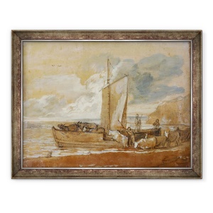 Tablou inramat - Thomas Gainsborough - Un feribot de vite, 60 x 80 cm