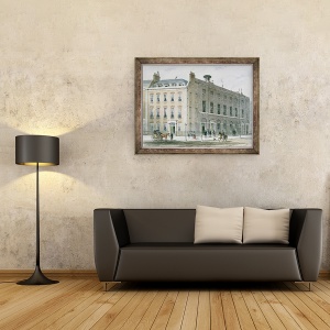 Tablou inramat - Thomas Hosmer Shepherd - Hanovra Square camere pentru concerte, 70 x 90 cm - Img 2