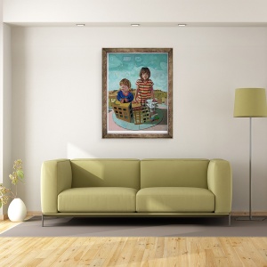 Tablou inramat - Thomas MacGregor - Las Cochabambinas, 60 x 80 cm - Img 2