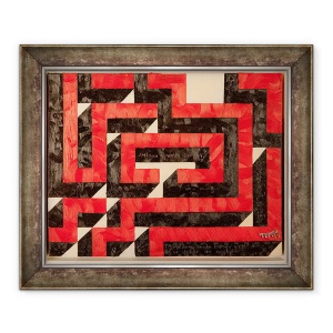 Tablou inramat - Thomas MacGregor - Warren Fletcher labirint, 50 x 60 cm
