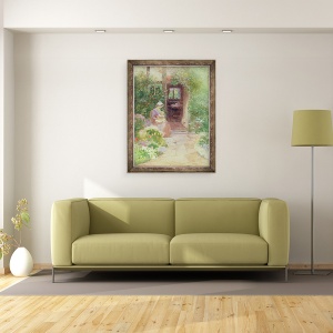 Tablou inramat - Thomas Mackay - Bucurandu-se de soare, 70 x 90 cm - Img 2
