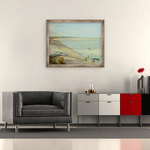 Tablou inramat - Timothy Easton - Aducerea capturii pe tarm, 50 x 60 cm - Img 2