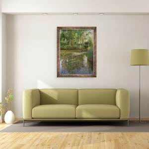 Tablou inramat - Timothy Easton - Floarea de apa la rasarit, 60 x 80 cm - Img 2