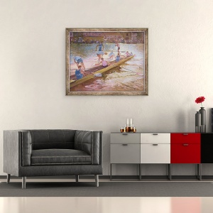 Tablou inramat - Timothy Easton - La Raft, Henley, 50 x 60 cm - Img 2