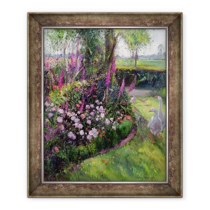 Tablou inramat - Timothy Easton - Pat Rose si gaste, 70 x 85 cm