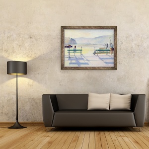 Tablou inramat - Timothy Easton - Vedere la port, 60 x 80 cm - Img 2