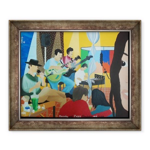 Tablou inramat - Timothy Nathan Joel - Absint si Jazz, Ciocolata si Dragoste, 2004, 70 x 85 cm