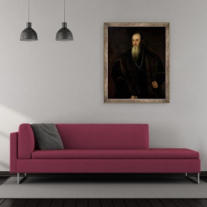 Tablou inramat - Titian - Portret De Nicolas Perrenot de Granvelle, 50 x 60 cm - Img 2