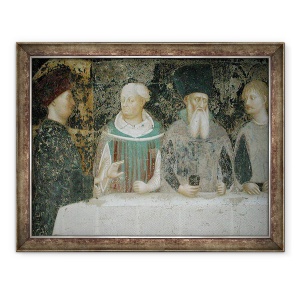 Tablou inramat - Tommaso Masolino da Panicale - Banchetul lui Irod II, 70 x 90 cm