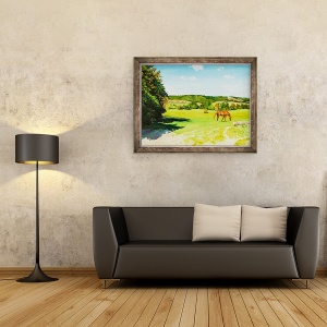 Tablou inramat - Tony Fandino - Cai la pasunat III, 60 x 80 cm - Img 2