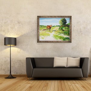 Tablou inramat - Tony Fandino - Cal aproape de Otford, 60 x 80 cm - Img 2