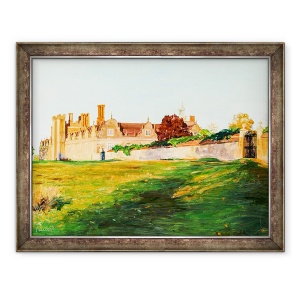 Tablou inramat - Tony Fandino - Casa Knole in timpul verii, 70 x 90 cm