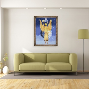 Tablou inramat - Trish Schreiber - ingerul lumii, 60 x 80 cm - Img 2