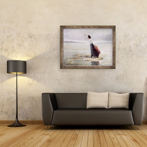 Tablou inramat - Uranie Colin-Libour - in primejdie, 60 x 80 cm - Img 2