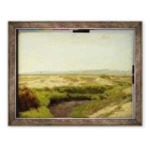 Tablou inramat - Valentin Ruths - Pe Luneburg Heath, 60 x 80 cm