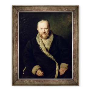 Tablou inramat - Vasili Grigorevich Perov - Portretul lui Aleksandr Ostrovsky 1823-86 1871, 50 x 60 cm
