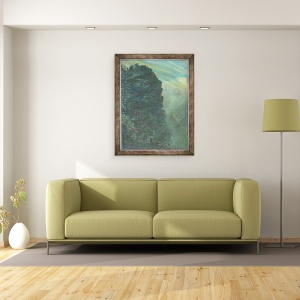 Tablou inramat - Vincent Alexander Booth - Ascensiunea stancoasa sus pe munte, 2011, 60 x 80 cm - Img 2