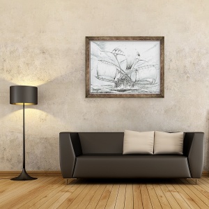 Tablou inramat - Vincent Alexander Booth - Creatorii de furtuni Marea Wadden, 2019, 60 x 80 cm - Img 2