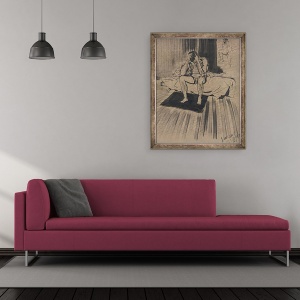 Tablou inramat - Vincent Alexander Booth - Depresia, 1997, 50 x 60 cm - Img 2