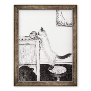 Tablou inramat - Vincent Alexander Booth - Puzzle castron Goldfish, 2009, 70 x 90 cm