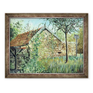 Tablou inramat - Vincent Alexander Booth - Spalare coliba in Laignes, 2006, 70 x 90 cm