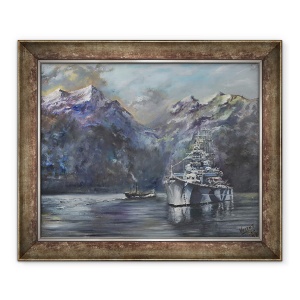 Tablou inramat - Vincent Alexander Booth - Tirpitz, Norvegia, 1995, 70 x 85 cm
