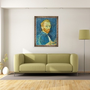 Tablou inramat - Vincent van Gogh - Autoportret II, 60 x 80 cm - Img 2