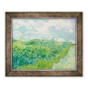 Tablou inramat - Vincent van Gogh - Campuri de grau verde, Auvers, 70 x 85 cm