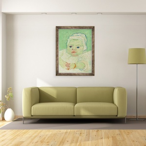 Tablou inramat - Vincent van Gogh - Copilul lui Roulin, 60 x 80 cm - Img 2