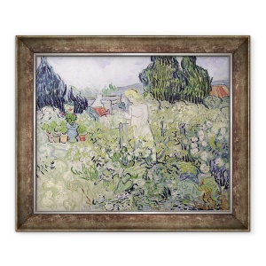 Tablou inramat - Vincent van Gogh - Domnisoara Gachet in gradina ei de la Auvers-sur-Oise, 50 x 60 cm