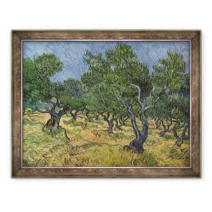 Tablou inramat - Vincent van Gogh - Livada de maslini mijlocul lunii iunie, 70 x 90 cm