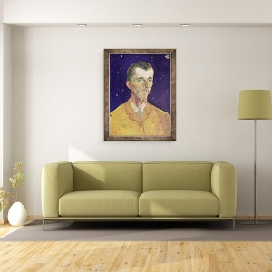 Tablou inramat - Vincent van Gogh - Portretul lui Eugene Boch 1855-1941 1888, 60 x 80 cm - Img 2