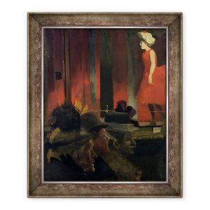 Tablou inramat - Walter Richard Sickert - Sala de muzica, 70 x 85 cm