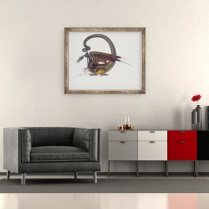 Tablou inramat - Wayne Anderson - D este de la Dragon, 50 x 60 cm - Img 2