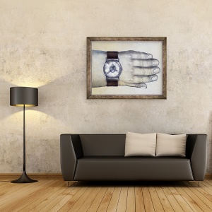 Tablou inramat - Wayne Anderson - Punctualitate,1977, 60 x 80 cm - Img 2