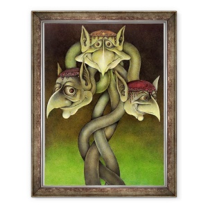 Tablou inramat - Wayne Anderson - Tri Nod, 1983, 60 x 80 cm