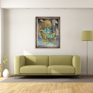 Tablou inramat - Wayne Anderson - Ucenicul vrajitorului, 70 x 90 cm - Img 2