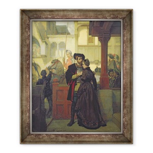 Tablou inramat - Wilhelm Koller - Farewell, 50 x 60 cm