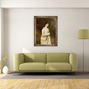 Tablou inramat - William Beechey - Portretul lui Marcia. B. vulpe ulei pe panza, 60 x 80 cm - Img 2