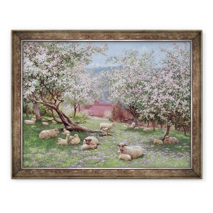 Tablou inramat - William Biscombe Gardner - Appleblossom, 70 x 90 cm