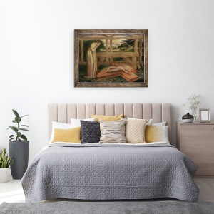 Tablou inramat - William Blake - Copilul Hristos adormit pe o cruce, 70 x 90 cm - Img 3