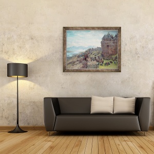 Tablou inramat - William Gersham Collingwood - Althing in sesiune, 60 x 80 cm - Img 2