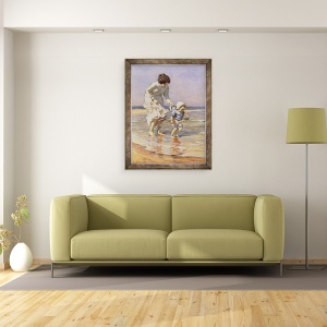 Tablou inramat - William Kay Blacklock - Paddling, 60 x 80 cm - Img 2