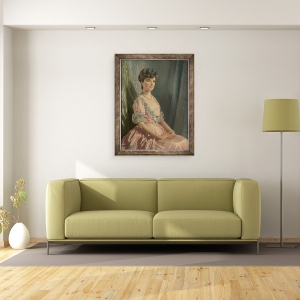Tablou inramat - William Orpen - Francine J. M. Clark, 60 x 80 cm - Img 2